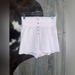 Simply Southern new w tags chambray pull on button front shorts